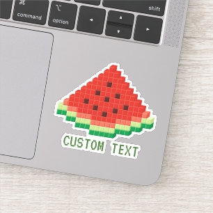 Adesivo Watermelon Pixel Art