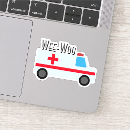 Adesivo We-Woo Ambulance Sticker