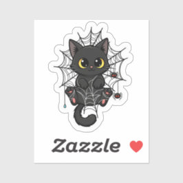 Adesivo Web Cat & Spider