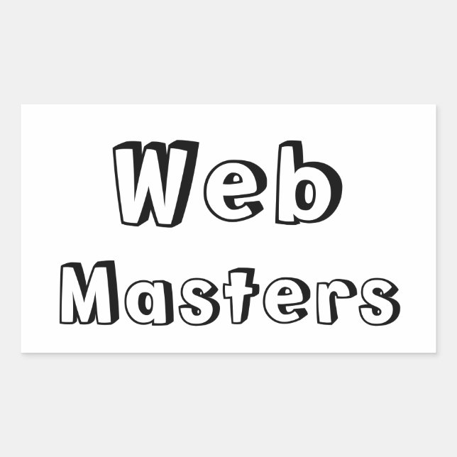 Adesivo WebMasters (Frente)