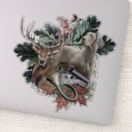 Adesivo Weimaraner "Cinza Fantasma"