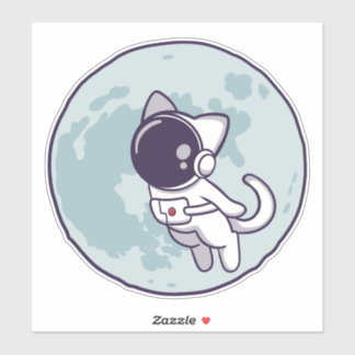 Adesivo Welcome to the Meoid - Moon mission