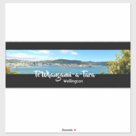 Adesivo WELLINGTON NEW ZEALAND Te Whanganui-a-Tara SCENIC
