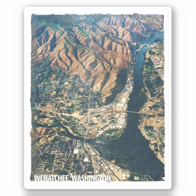 Adesivo Wenatchee, WA (Frente)