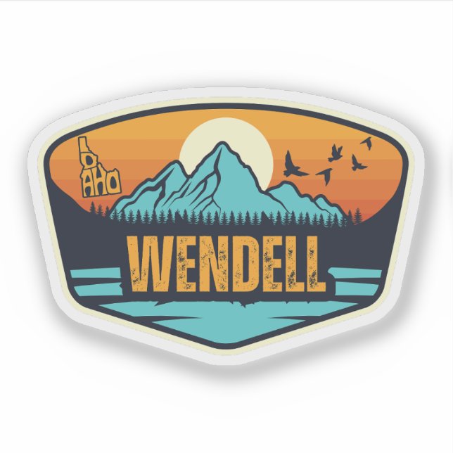 Adesivo Wendell, Idaho (Frente)
