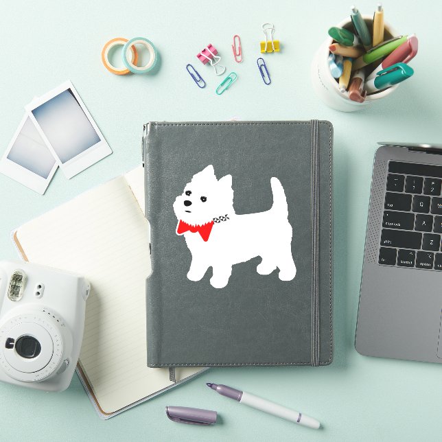 Adesivo West Highland White Terrier Westie Pup (Capa para iPad)