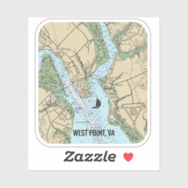 Adesivo West Point Virginia Chart