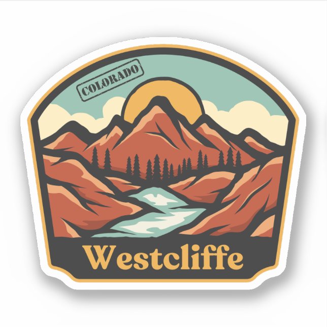Adesivo Westcliffe, Colorado Sticker (Frente)