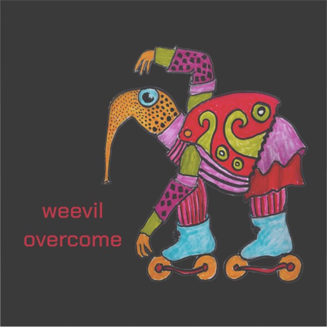 Adesivo Wevil Overcome Large vinyl sticker (Frente)