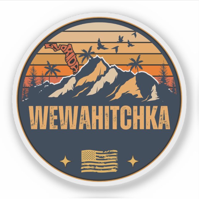 Adesivo Wewahitchka, Florida (Frente)