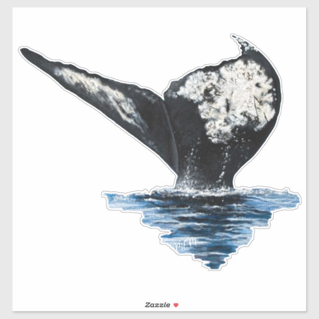 Adesivo Whale Tail (Folha)