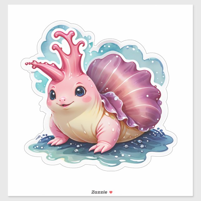 Adesivo Whimsical Snail (Folha)