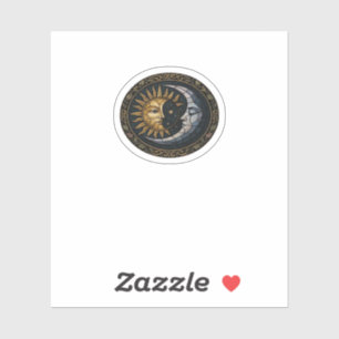 Adesivo Whimsigoth Manchou A Lua De Vidro E O Sol Clássico