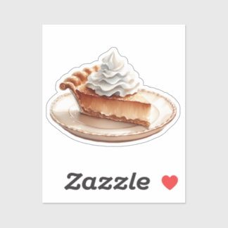 Adesivo Whipped Cream Pie Sticker | Cozy Dessert Aesthetic