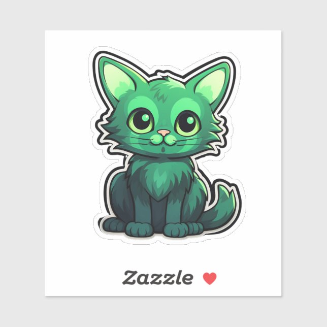 Adesivo Whiskers and Paws: Cute Cat Stickers for Cat Lover (Folha)