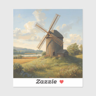 Adesivo Whispers of the Wind 🌬️ | Timeless Rustic Windmil