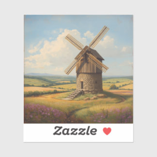 Adesivo Whispers of the Wind 🌬️ | Timeless Rustic Windmil