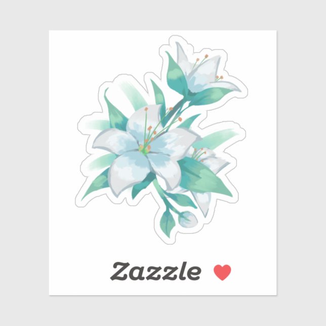 Adesivo White Jasmine (Folha)