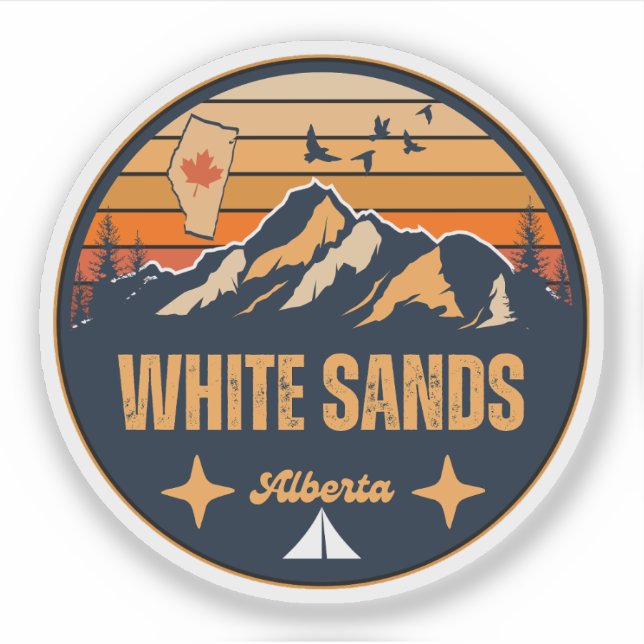 Adesivo White Sands, Alberta (Frente)