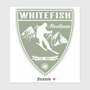 Adesivo Whitefish Montana