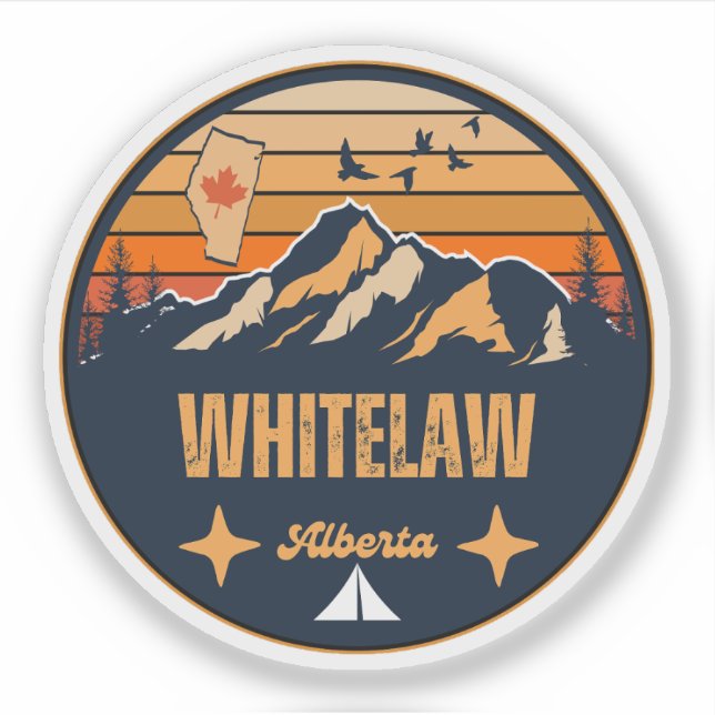 Adesivo Whitelaw, Alberta (Frente)