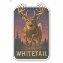 Adesivo Whitetail Sticker