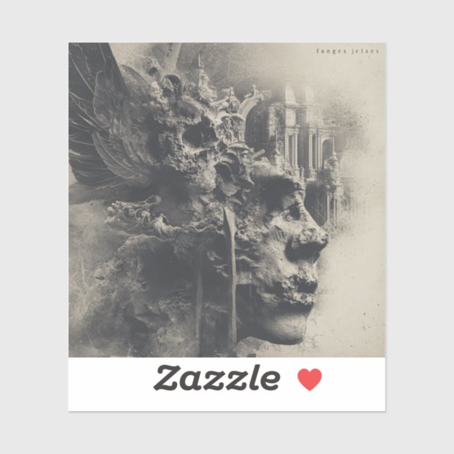 Adesivo 🕯️Who’s Fanges Jelses? — Gothic Fine Art  (Folha)