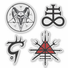 Adesivo Wiccan Witchcraft Alchemy Dark Powers