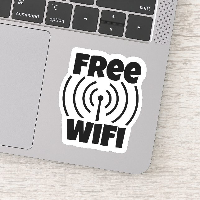Adesivo WIFI livre (Detalhe)