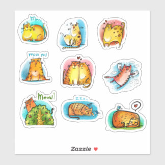 Adesivo Wild Cat Sticker Série #1