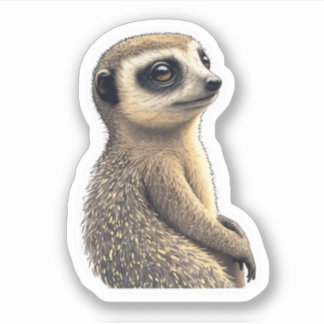 Adesivo Wild Meerkat Sticker
