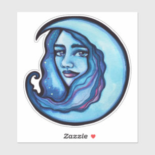 Adesivo Wild MoonChild Goddese Feiticeira da Lua