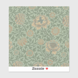 Adesivo William Morris Grafton Padrão Floral Verde Sálvia