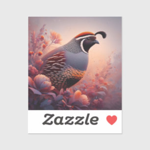 Adesivo Willife Nature California Quail Bird