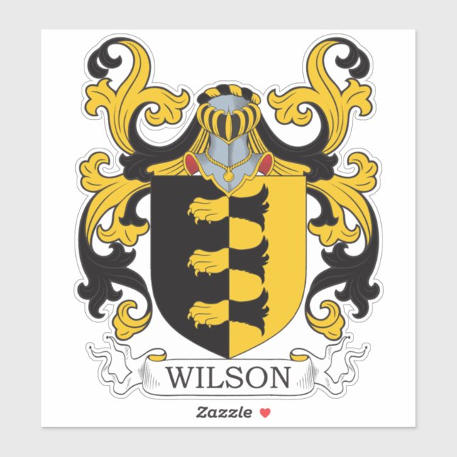 Adesivo Wilson Family Crest (Folha)