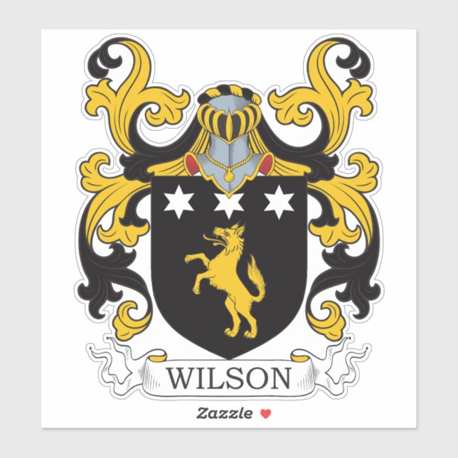 Adesivo Wilson Family Crest (Folha)