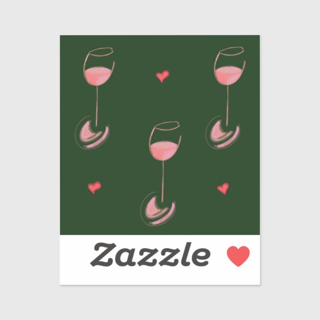 Adesivo Wine lover sticker (Folha)