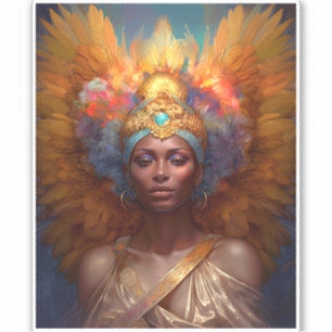 Adesivo Winged Goddess Fantasy Art