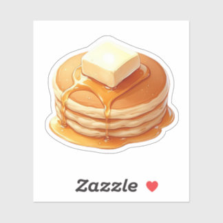 Adesivo Winter Pancake Cozy Breakfast Aesthetic Sticker  