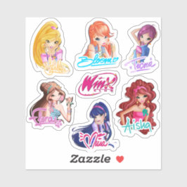 Adesivo Winx Club Girls Stickers