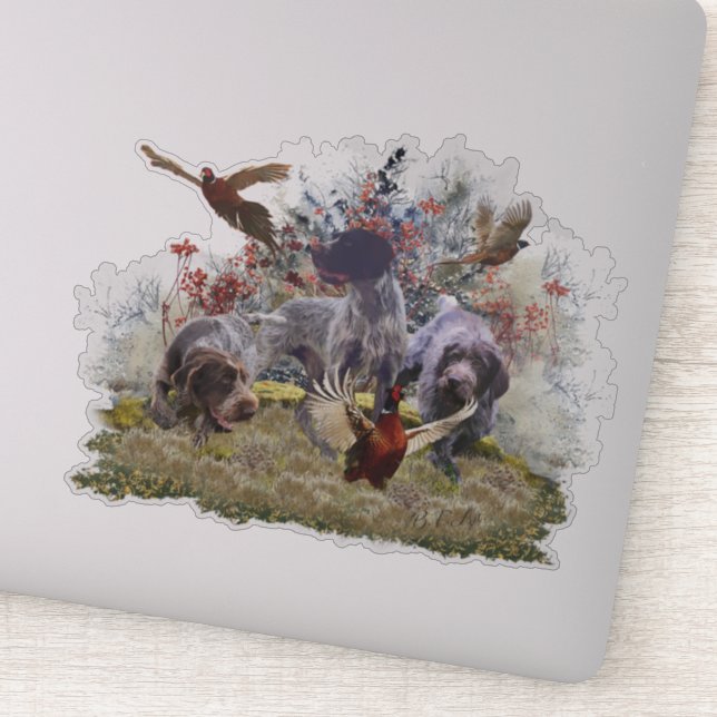 Adesivo Wirehaired Pointer Sticker (Detalhe)