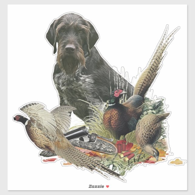 Adesivo Wirehaired Pointer Sticker (Folha)