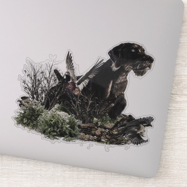 Adesivo Wirehaired Pointer Sticker (Detalhe)