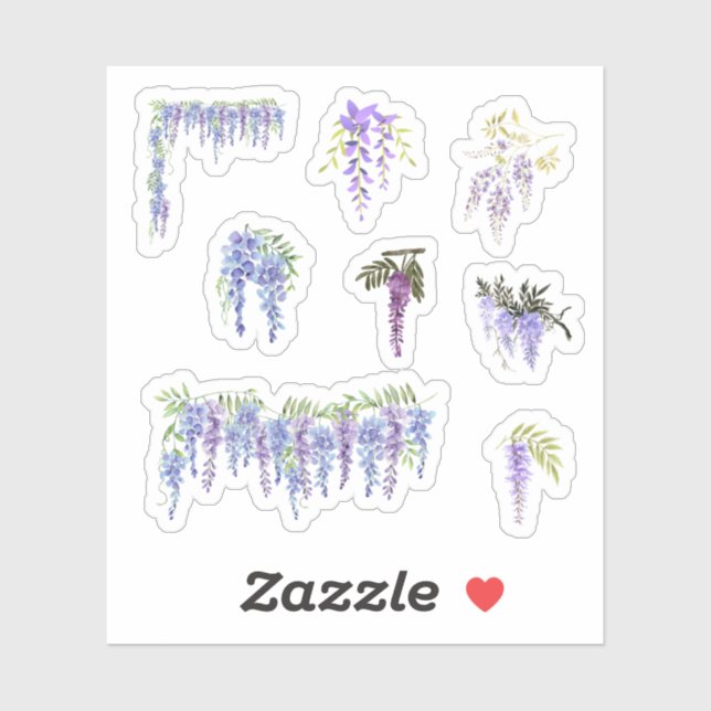 Adesivo Wisteria Stickers (Folha)