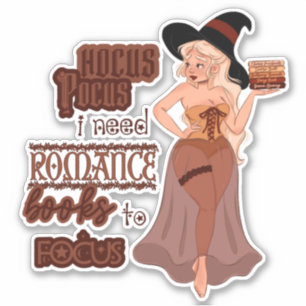 Adesivo Witchy Romance Reader Sticker