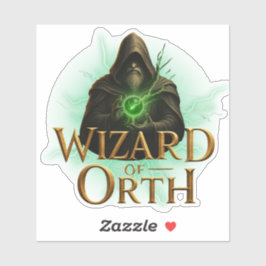 Adesivo Wizard of Orth Logo Sticker – Magical Emblem