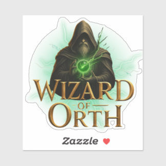 Adesivo Wizard of Orth Logo Sticker – Magical Emblem