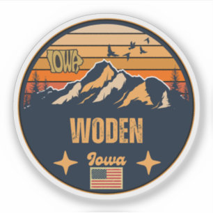 Adesivo Woden, Iowa