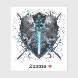Adesivo Wolf Knight Emblem