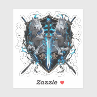Adesivo Wolf Knight Emblem